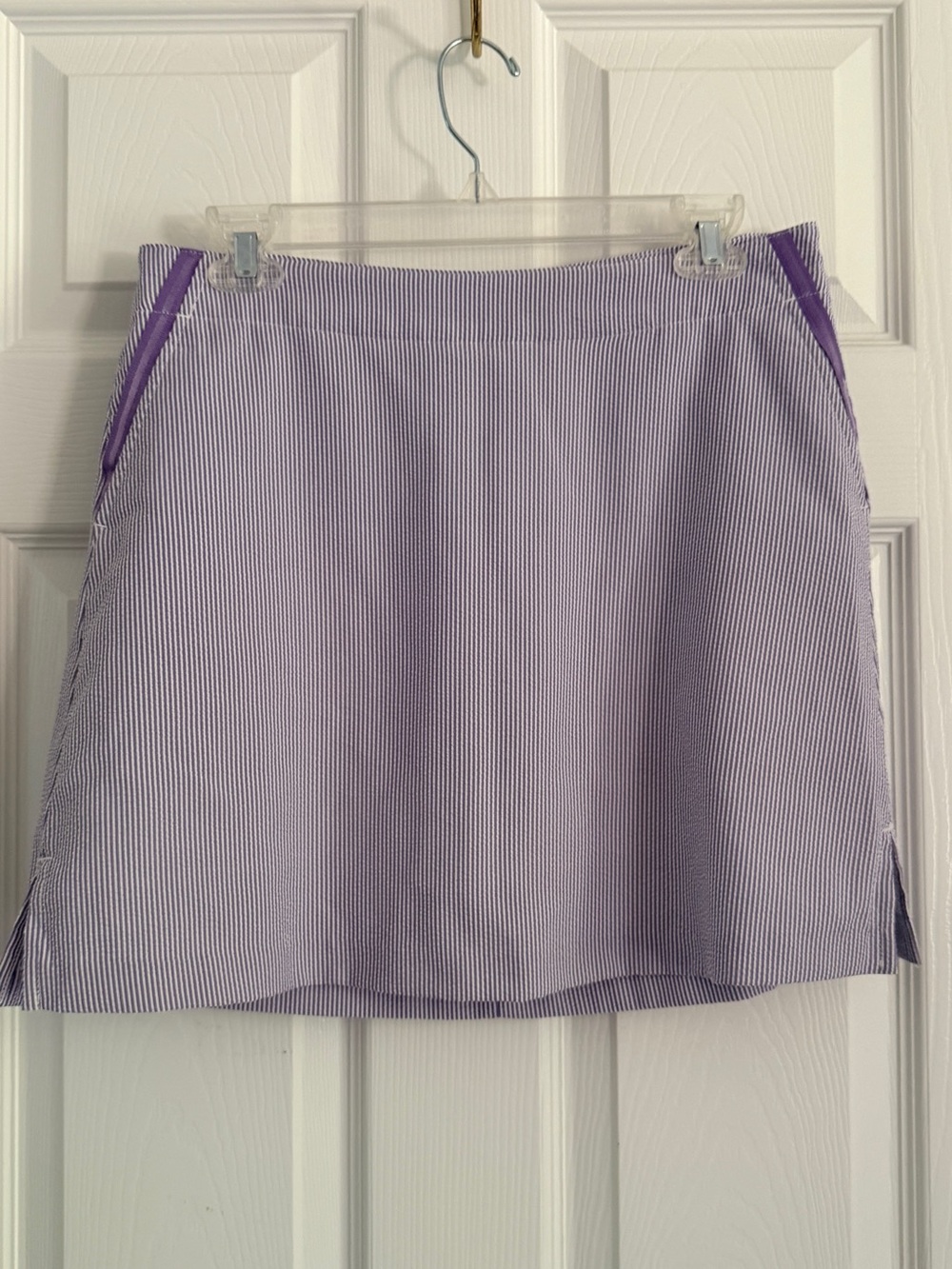 Lady Hagen Lavender Mini Skort with Purple Trim